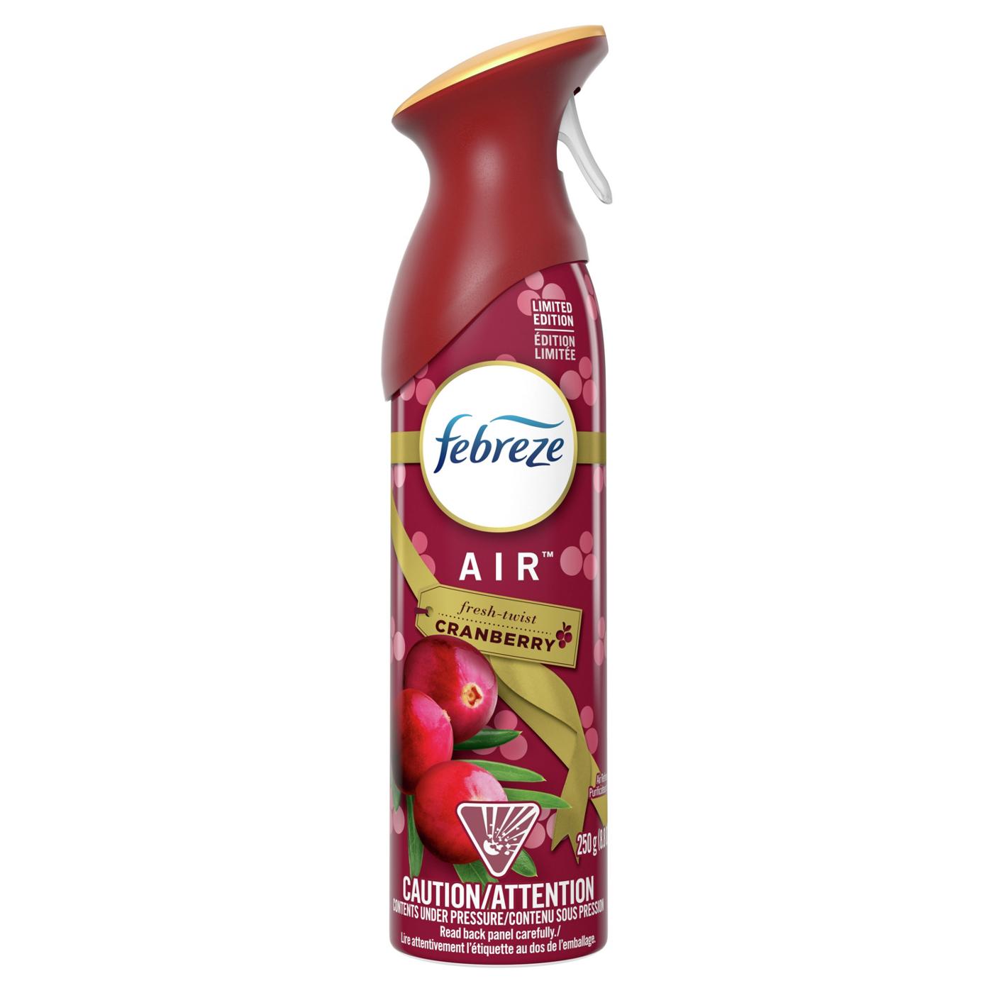 Febreze Air Fresh Twist Cranberry Odor-Eliminating Spray; image 1 of 5