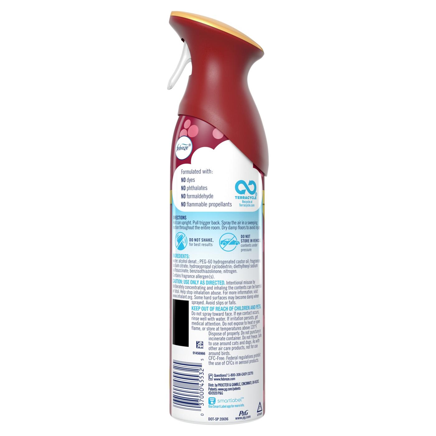 Febreze Air Fresh Twist Cranberry Odor-Eliminating Spray; image 4 of 5