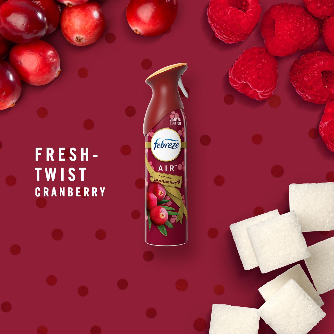 Febreze Air Fresh Twist Cranberry Odor-Eliminating Spray; image 5 of 5