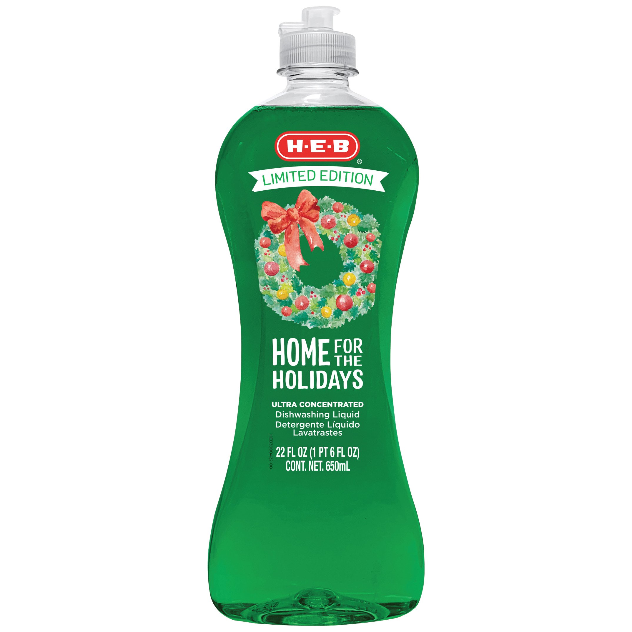 H-E-B Ultra Concentrated Home For Holidays Dish Soap - Shop Dish Soap ...