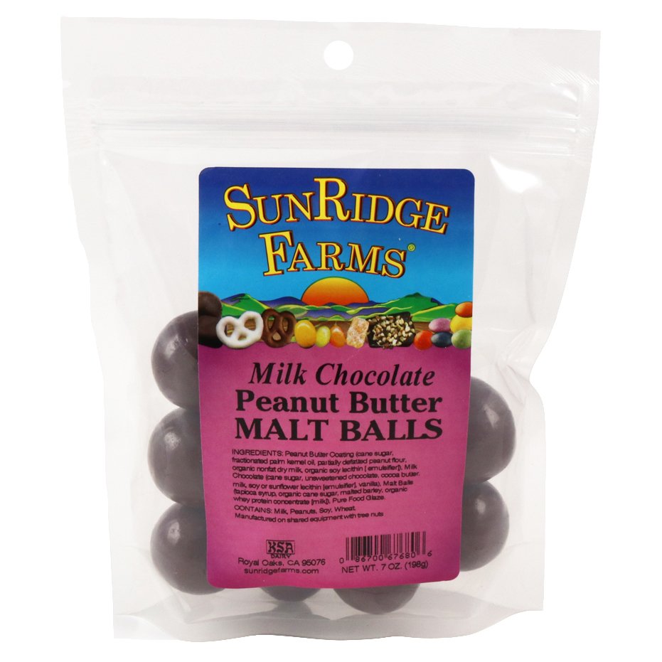 SunRidge Farms Milk Chocolate Peanut Butter Malt Balls Shop Candy at