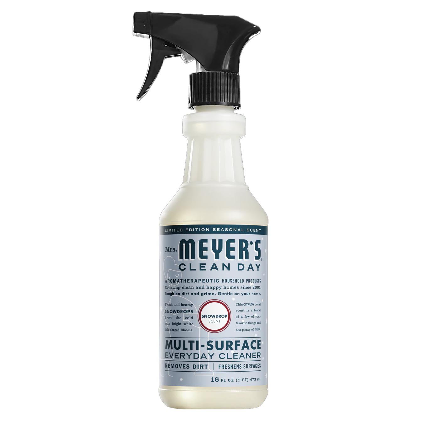 Mrs. Meyer's Clean Day Snowdrop Scent MultiSurface Everyday Cleaner Spray Shop All Purpose
