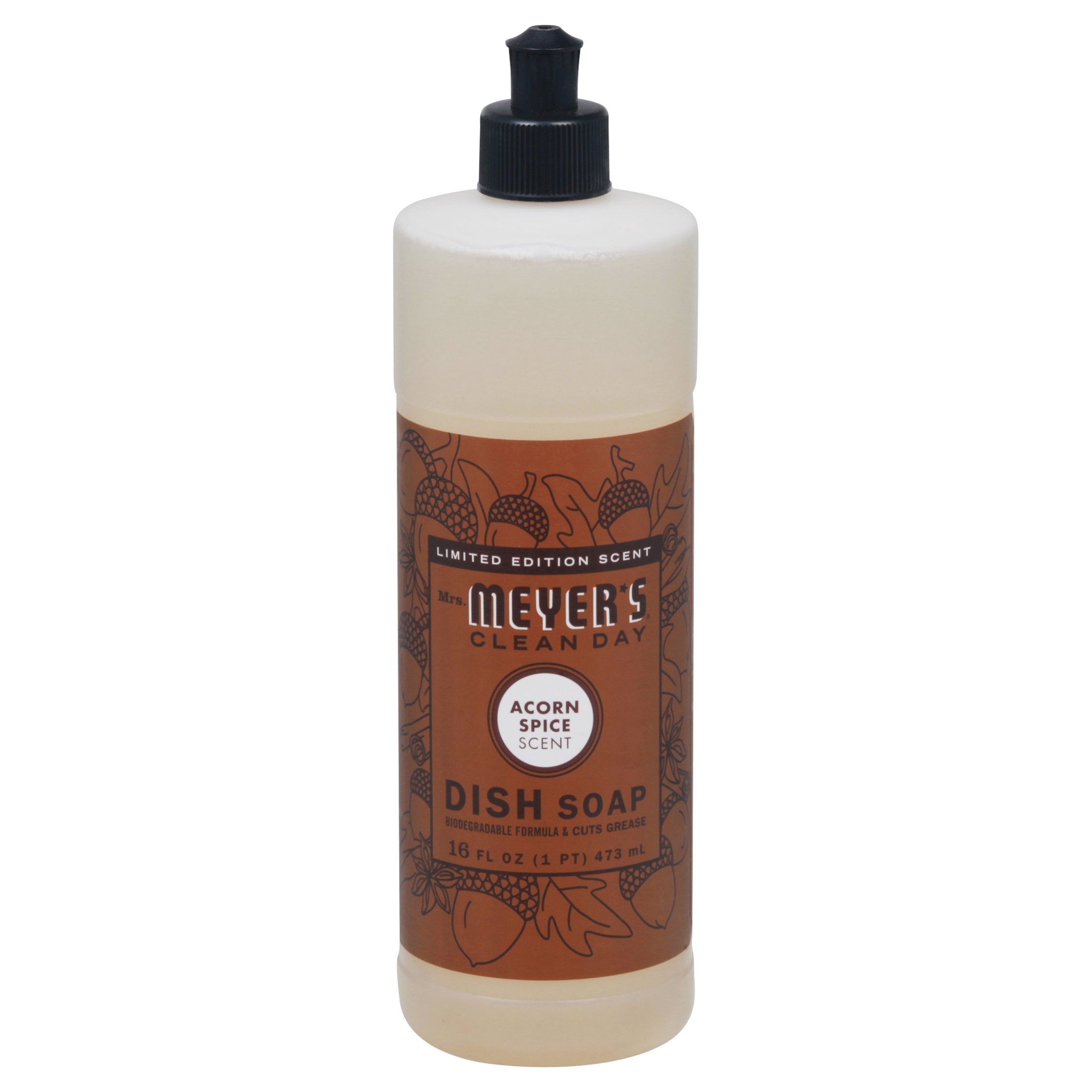 Mrs. Meyer's Clean Day Acorn Spice Dish Soap Shop Cleaners at HEB