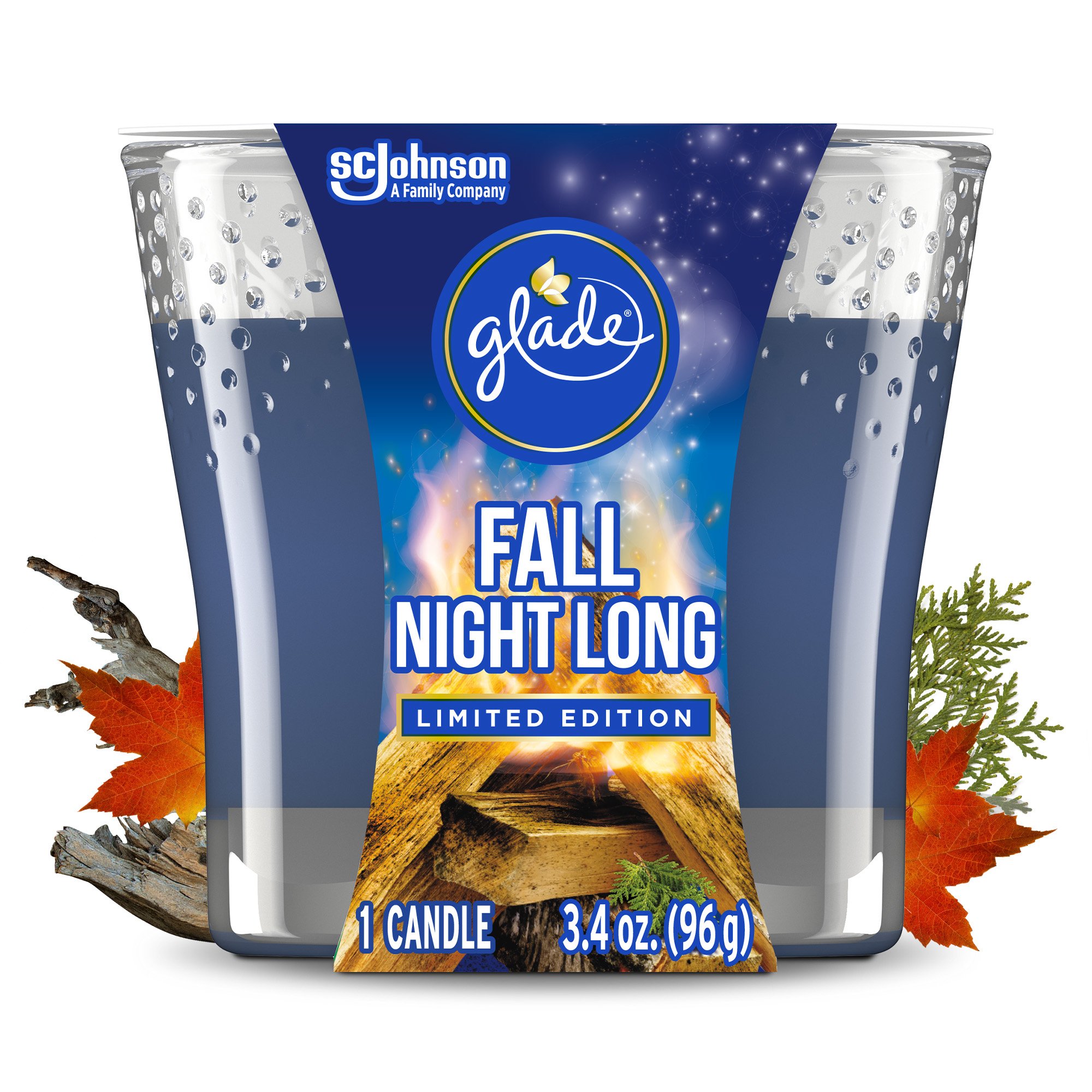 Glade Fall Night Long Candle Shop Candles at HEB