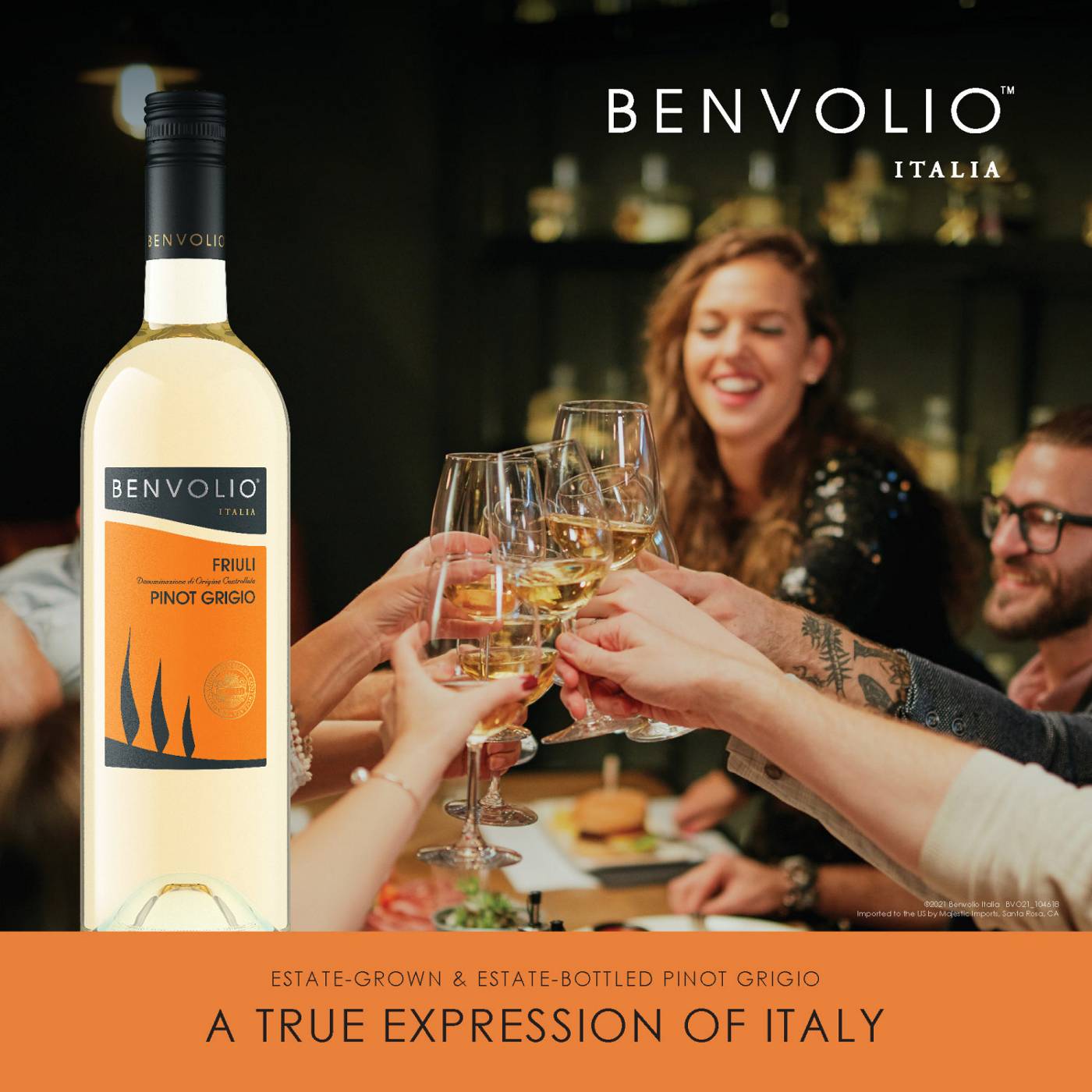 Benvolio Friuli Pinot Grigio White Wine; image 3 of 4