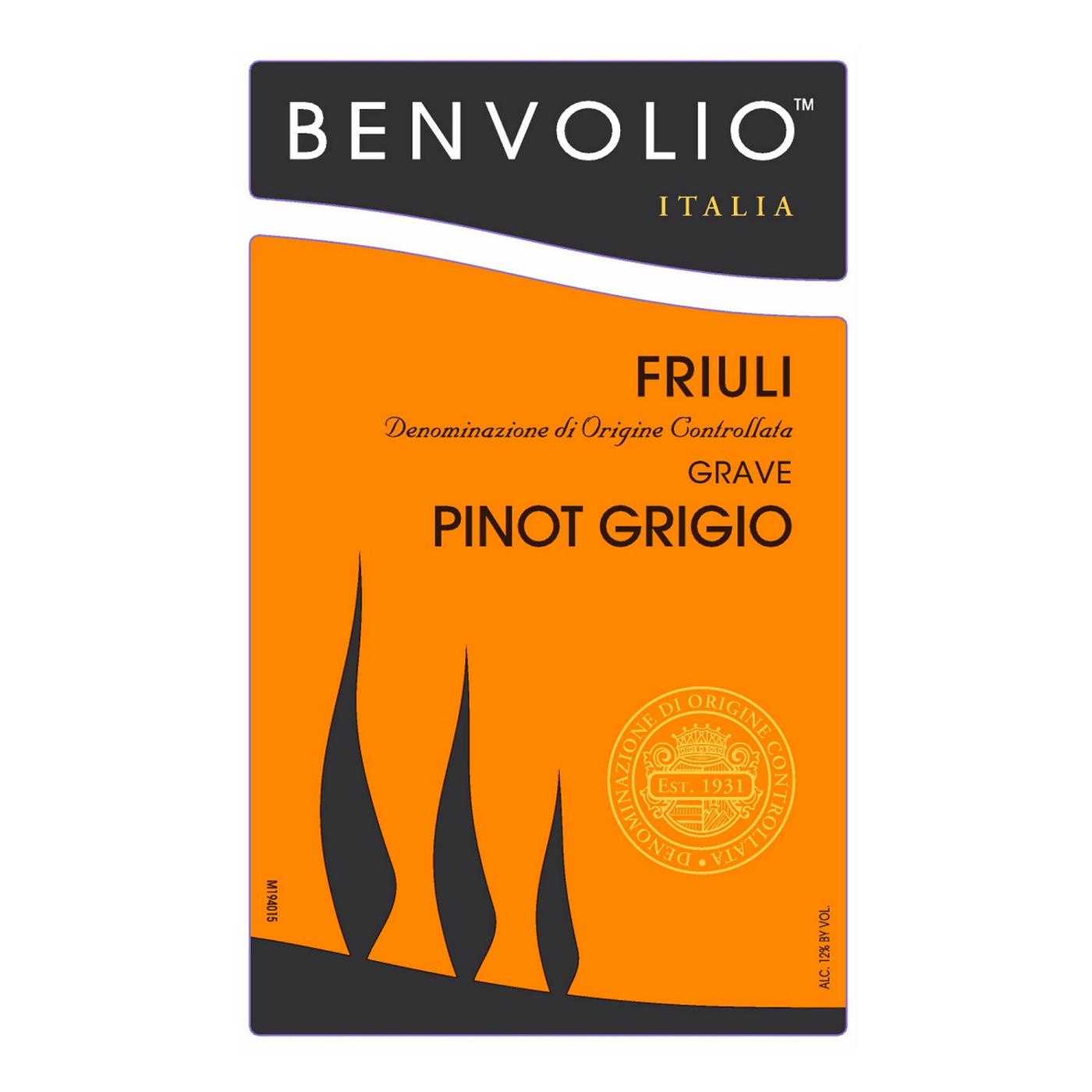 Benvolio Friuli Pinot Grigio White Wine; image 4 of 4