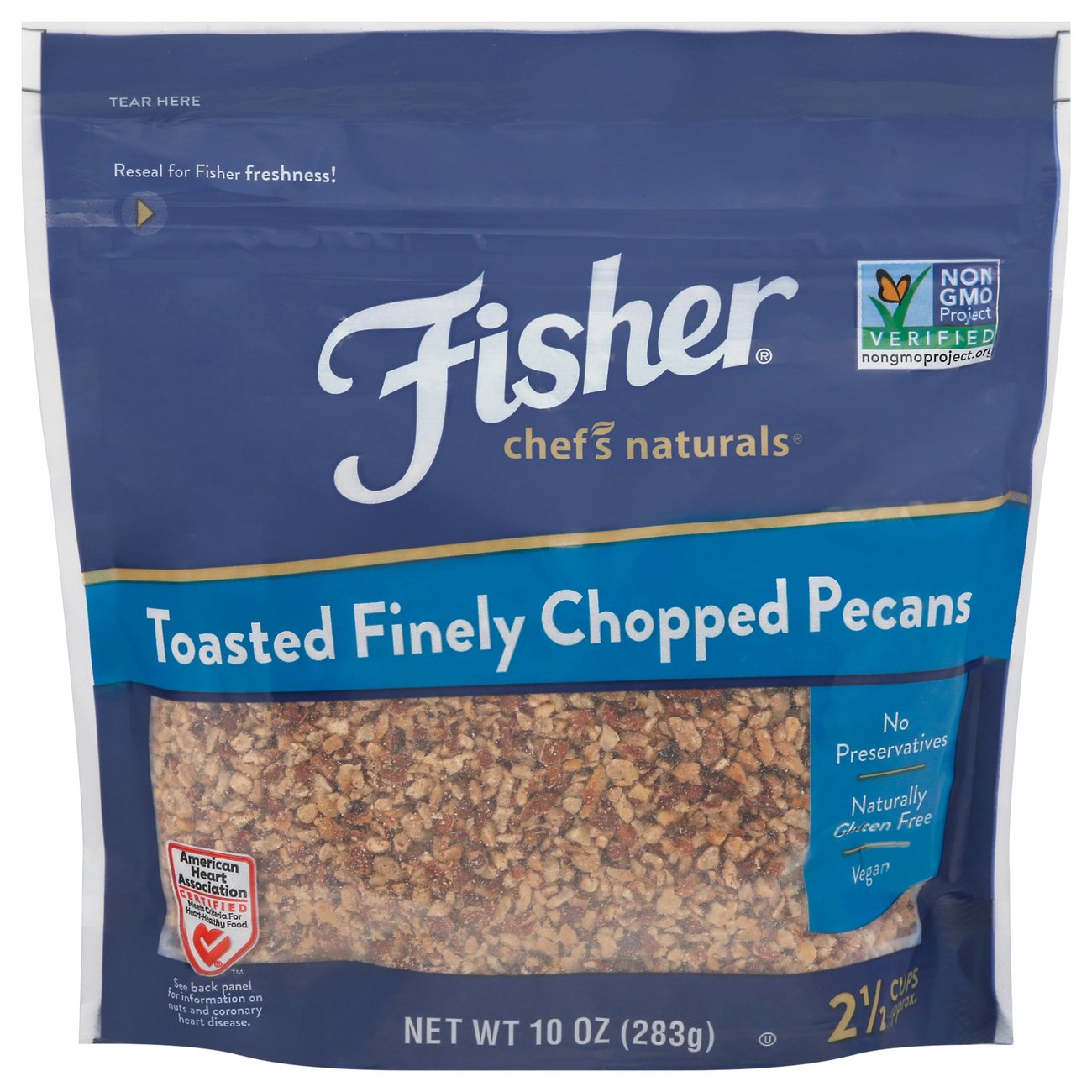 Fisher Toasted Finely Chopped Pecans Shop Nuts & Seeds at HEB