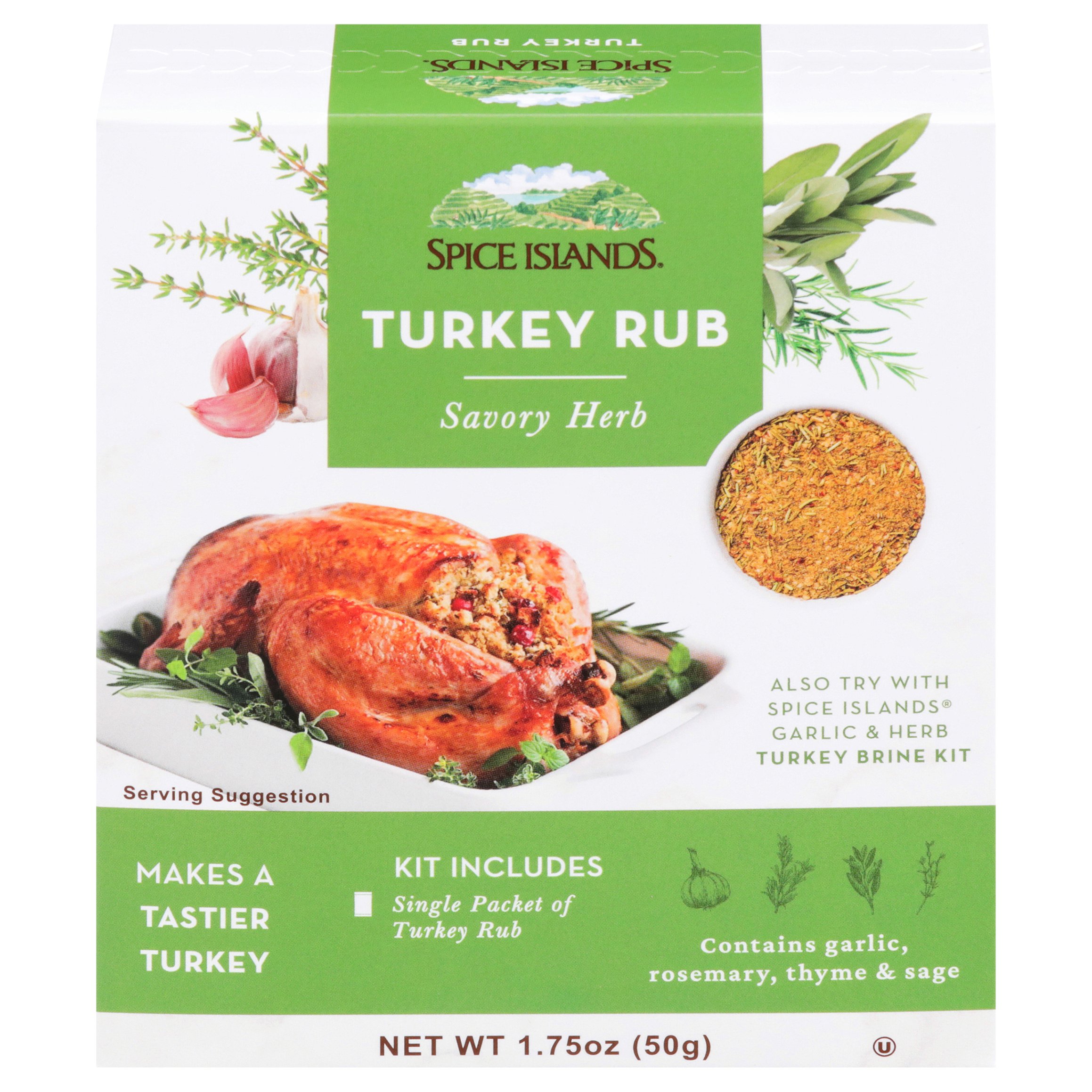 Spice Islands Savory Herb Turkey Rub Shop Spice mixes at HEB
