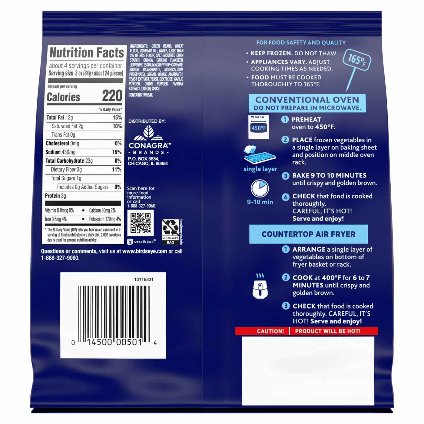 Birds Eye Frozen Crispy Green Beans Shop Beans & peas at HEB