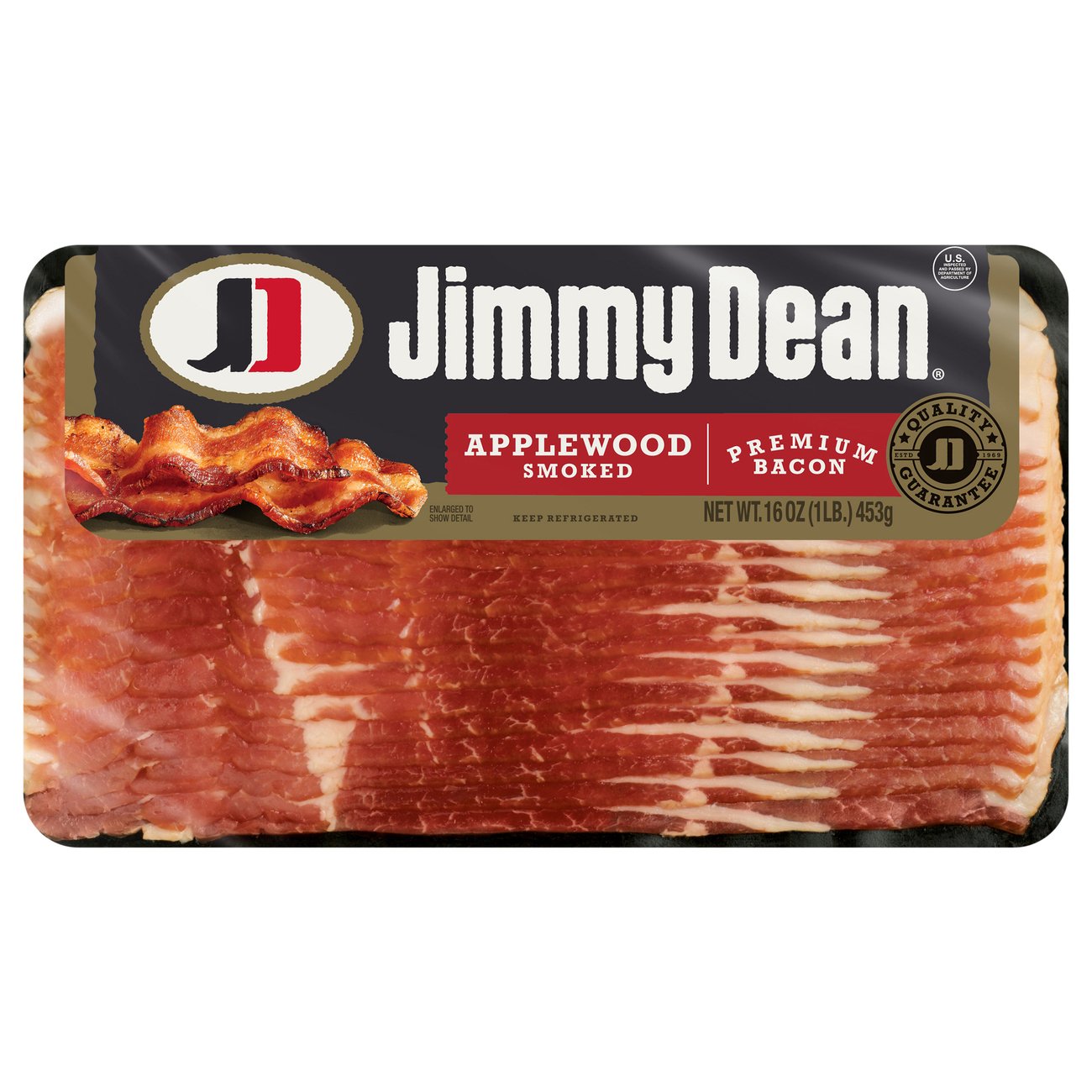 Jimmy Dean Premium Bacon Applewood Smoked Shop Bacon at HEB