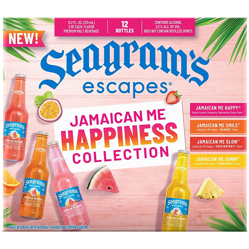 Seagram's Escapes Variety Aloha Ice 11.2 oz Bottles