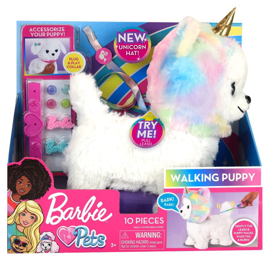 barbie walking puppy big w