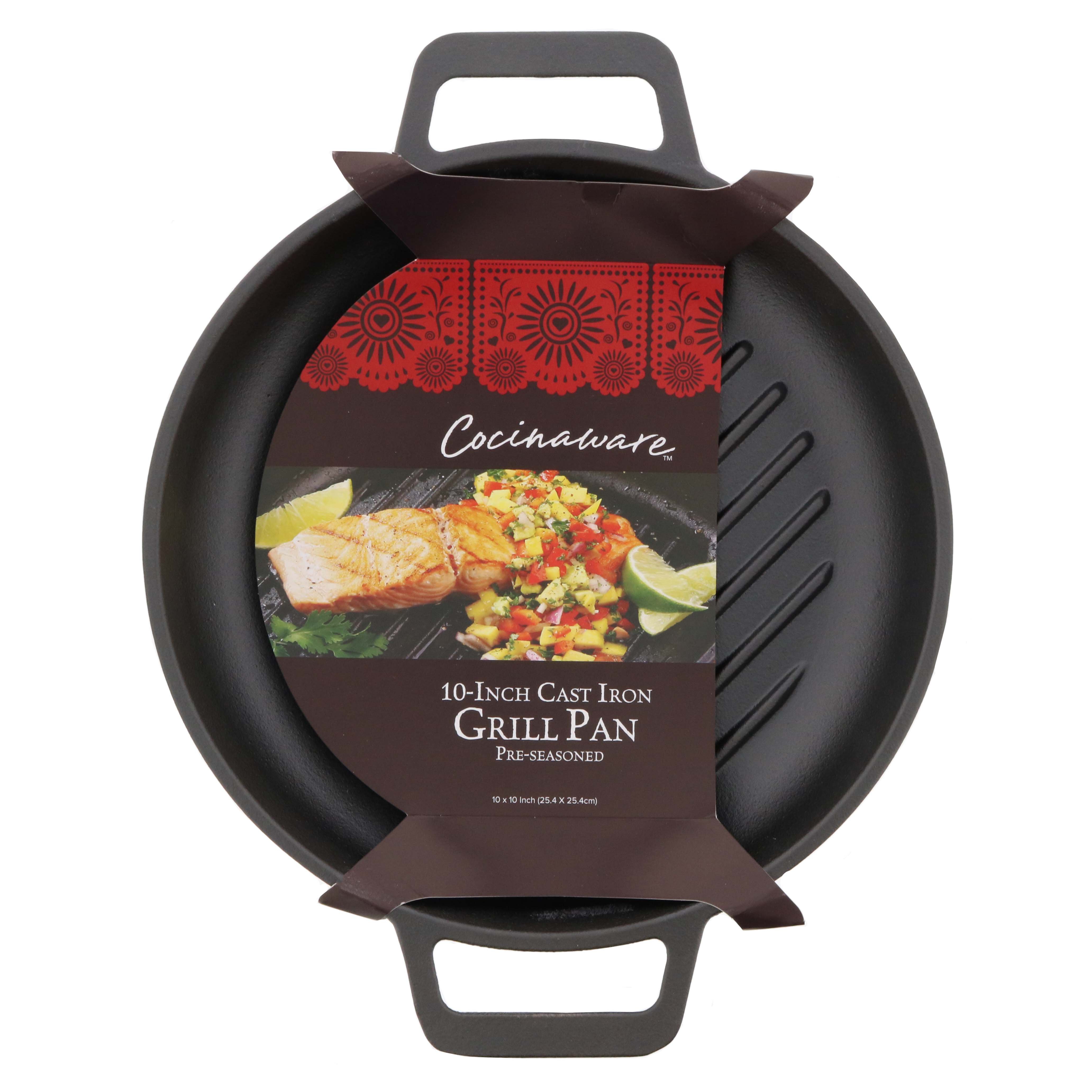 Hemoton 1pc Frying Pan Cast Iron Grill Pan Grill Accessories Non- Stick  Baking Dishes Cast Iron Grill Pot Kabob- Grill Pan Steak Grill Pan Folding