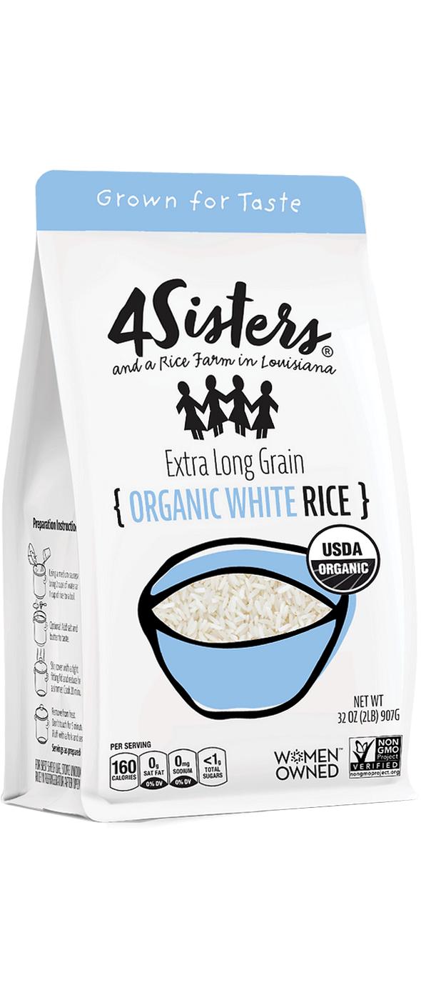 4Sisters Extra Long Grain Organic White Rice; image 1 of 5