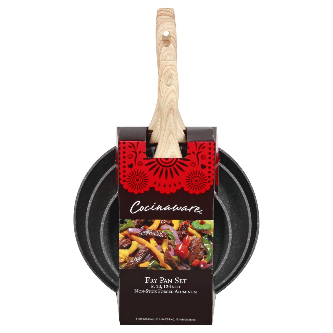 Cocinaware Red Marble Non-Stick Fry Pan Set - Shop Frying Pans & Griddles  at H-E-B