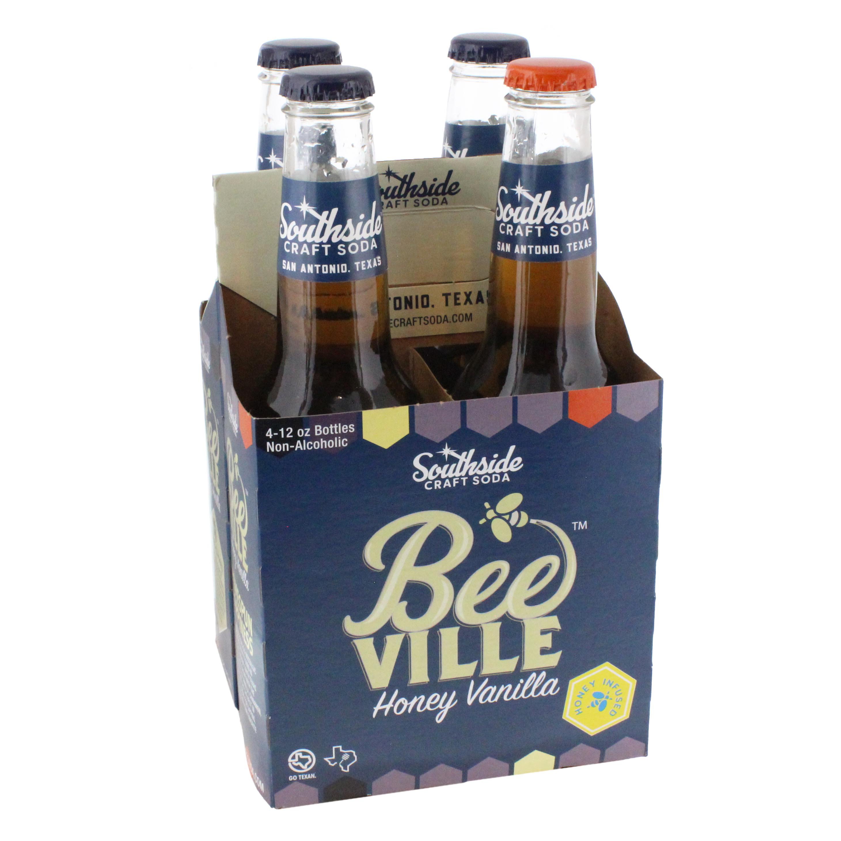 Southside Craft Soda Beeville Honey Vanilla 12 oz Bottles Shop Soda