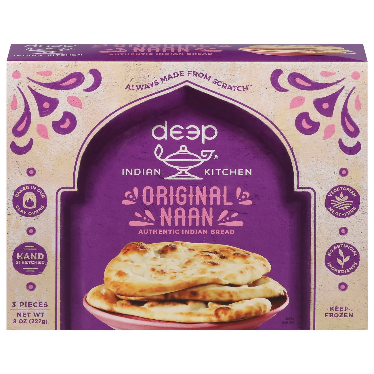 Deep Indian Kitchen Tandoori Naan Bread Shop Loaves at HEB