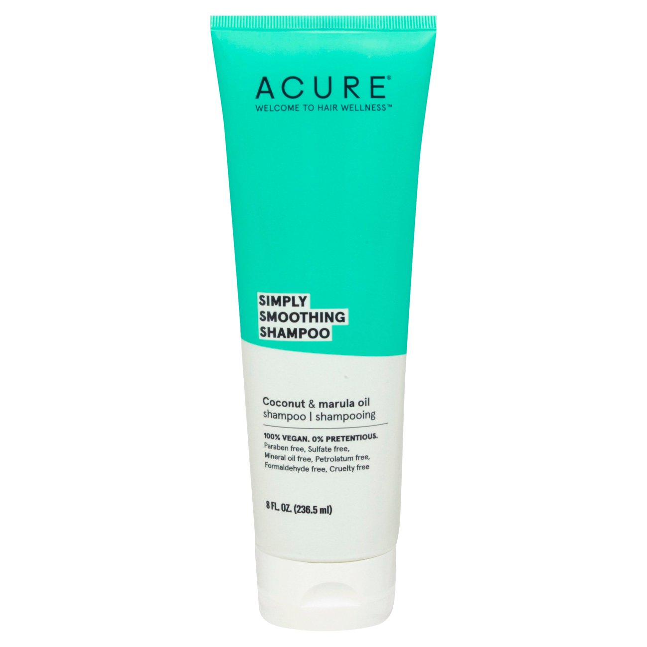 Acure Simply Smoothing Shampoo Coconut & Marula Oil Shop Shampoo