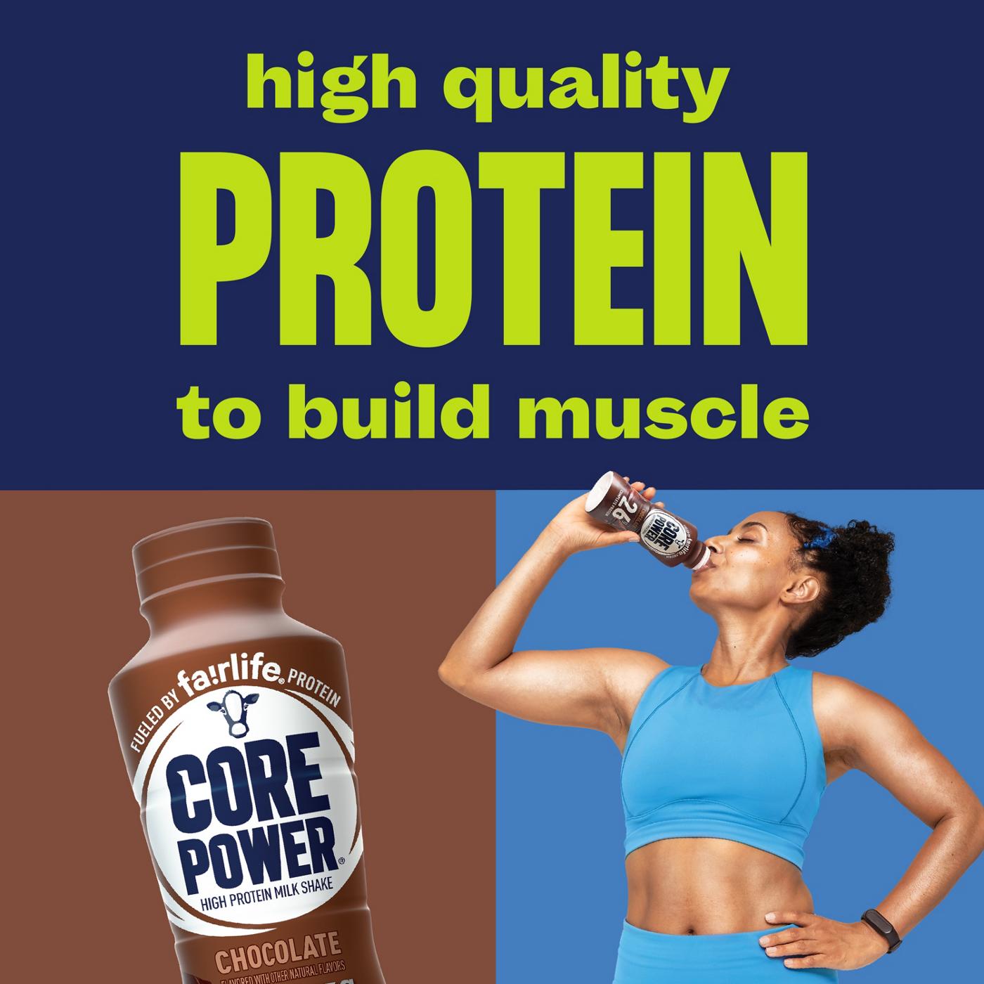 Core Power Complete 26g Protein Shakes - Chocolate, 12 Pk; image 5 of 7