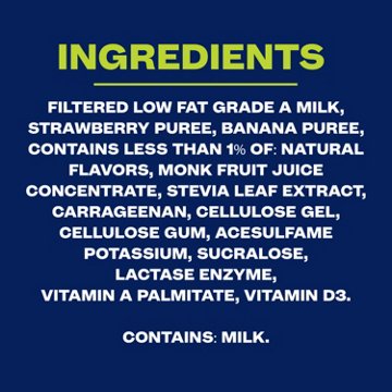 Core Power Strawberry Banana Protein Shake- 12 pk Bottles