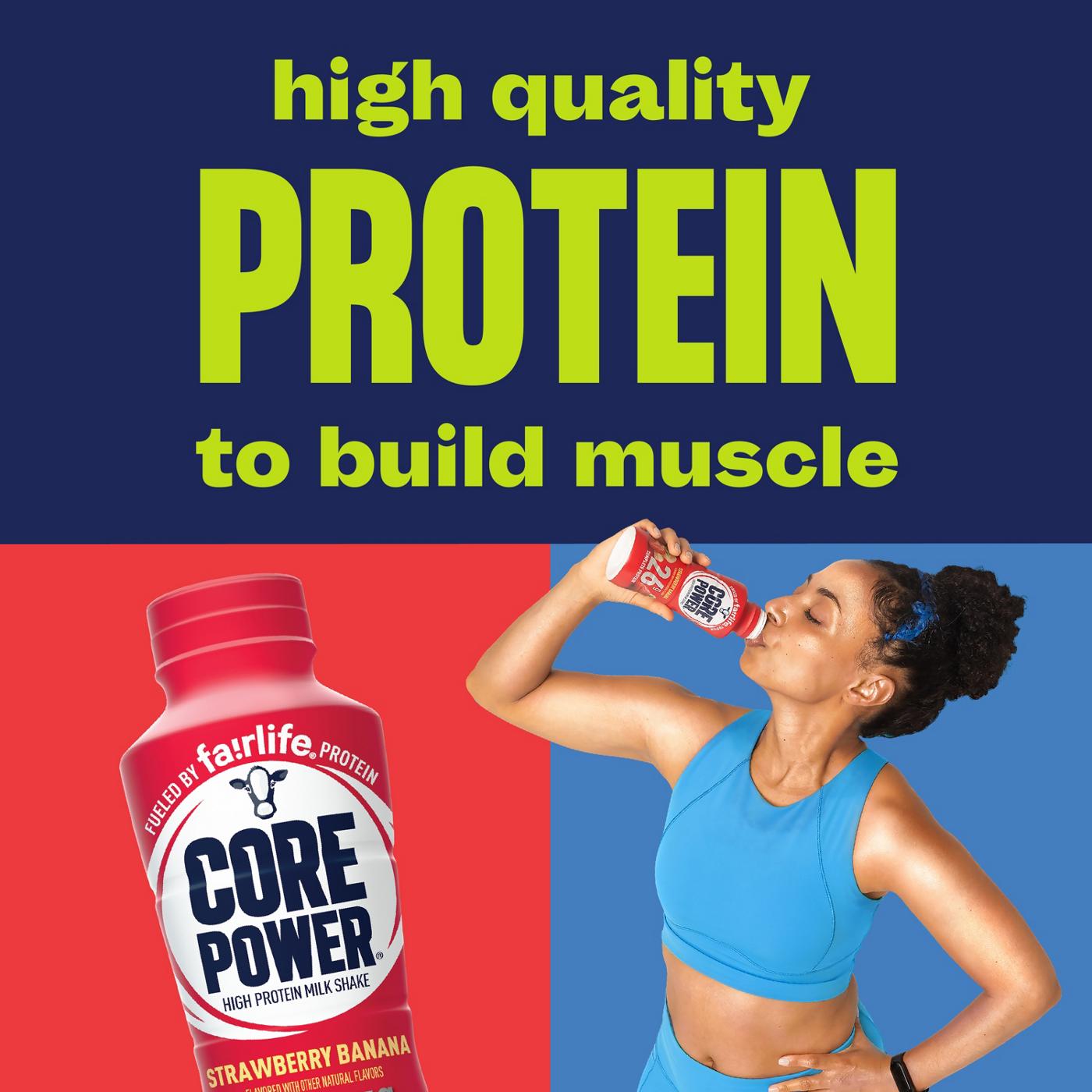 Core Power Complete 26g Protein Shakes - Strawberry Banana, 12 Pk; image 5 of 8