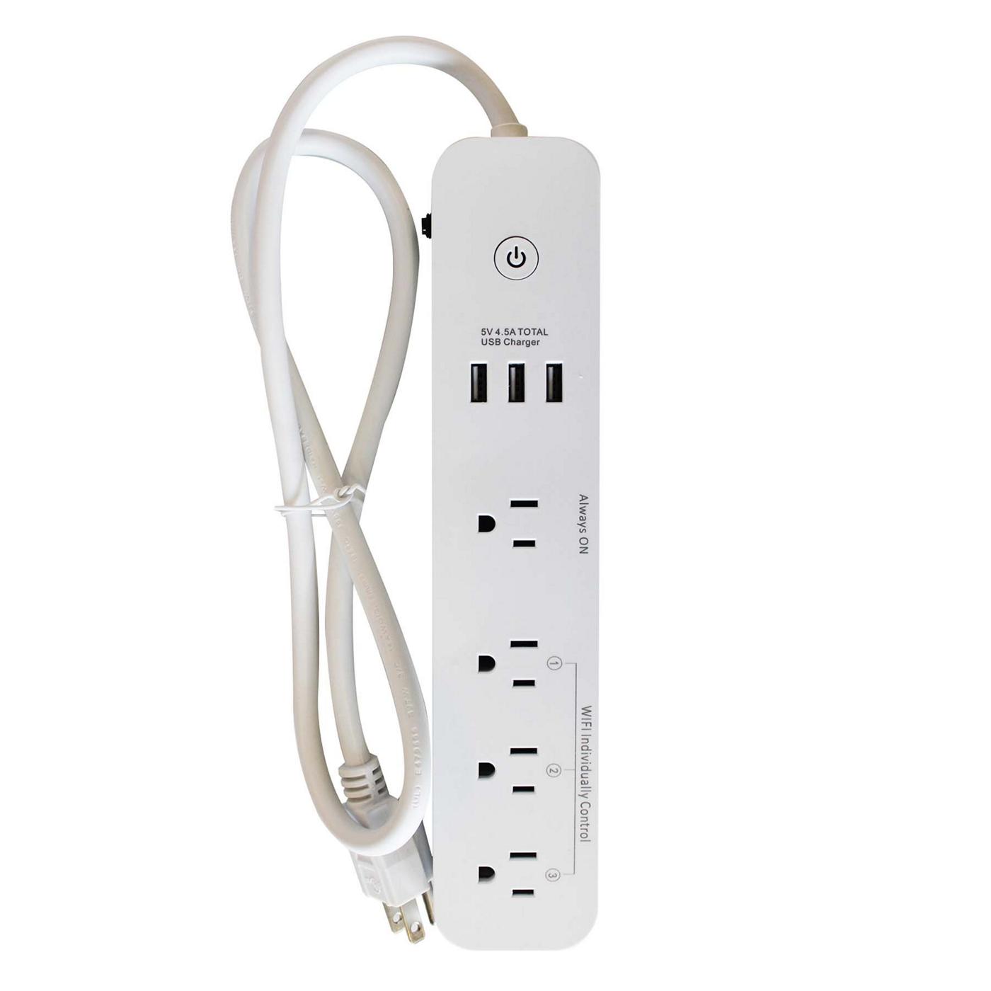 Good Choice WIFI Smart 4-Outlet Power Strip with USB Outlet; image 1 of 2