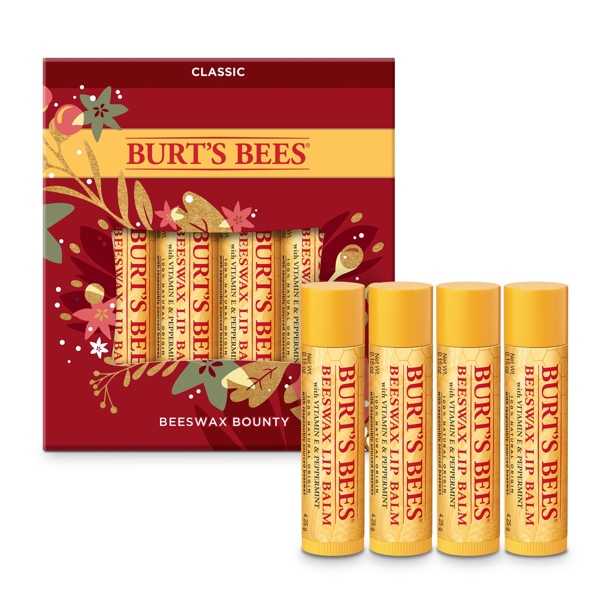 Burt's Bees® 100% Natural Origin Lip Balm Beeswax 4.25g, Skin