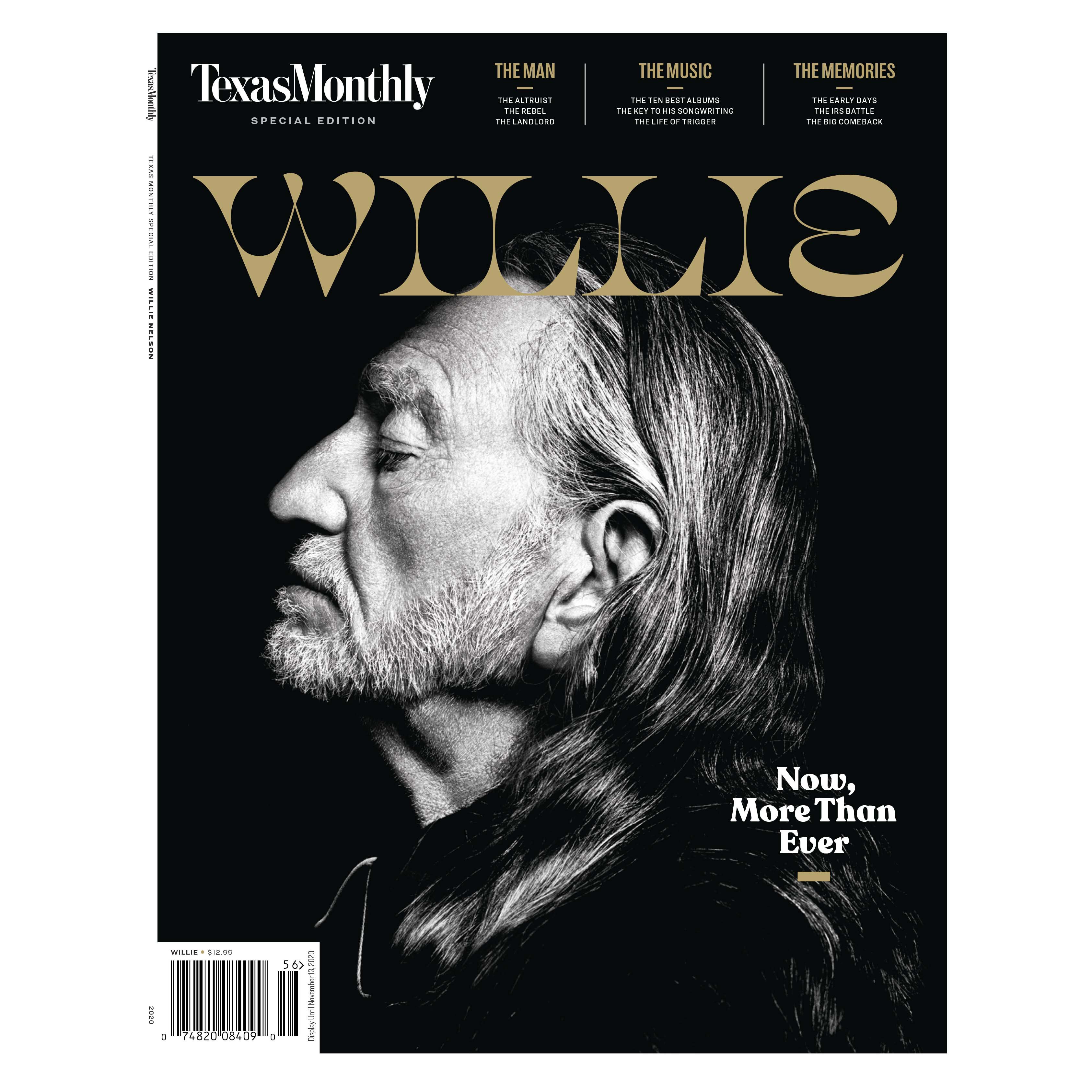 Texas Monthly Special Edition Willie! Magazine Shop Books