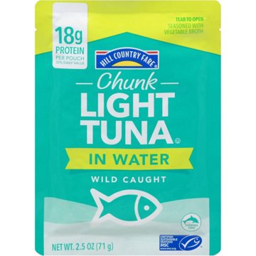 Hill Country Fare Tuna Chunk Light Pouch, 2.5 oz