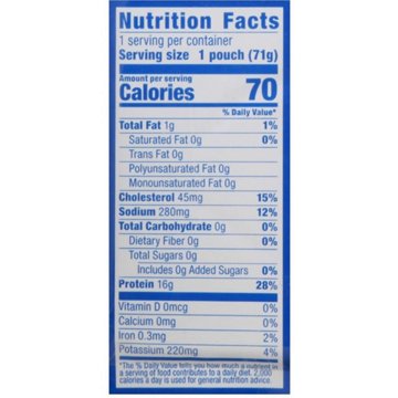 Hill Country Fare Chunk White Albacore Tuna in Water Pouch, 2.5 oz