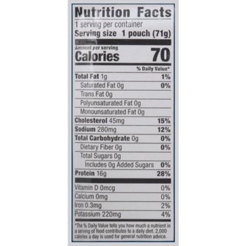 H-E-B Wild Caught Chunk White Albacore Tuna in Spring Water Pouch, 2.5 oz