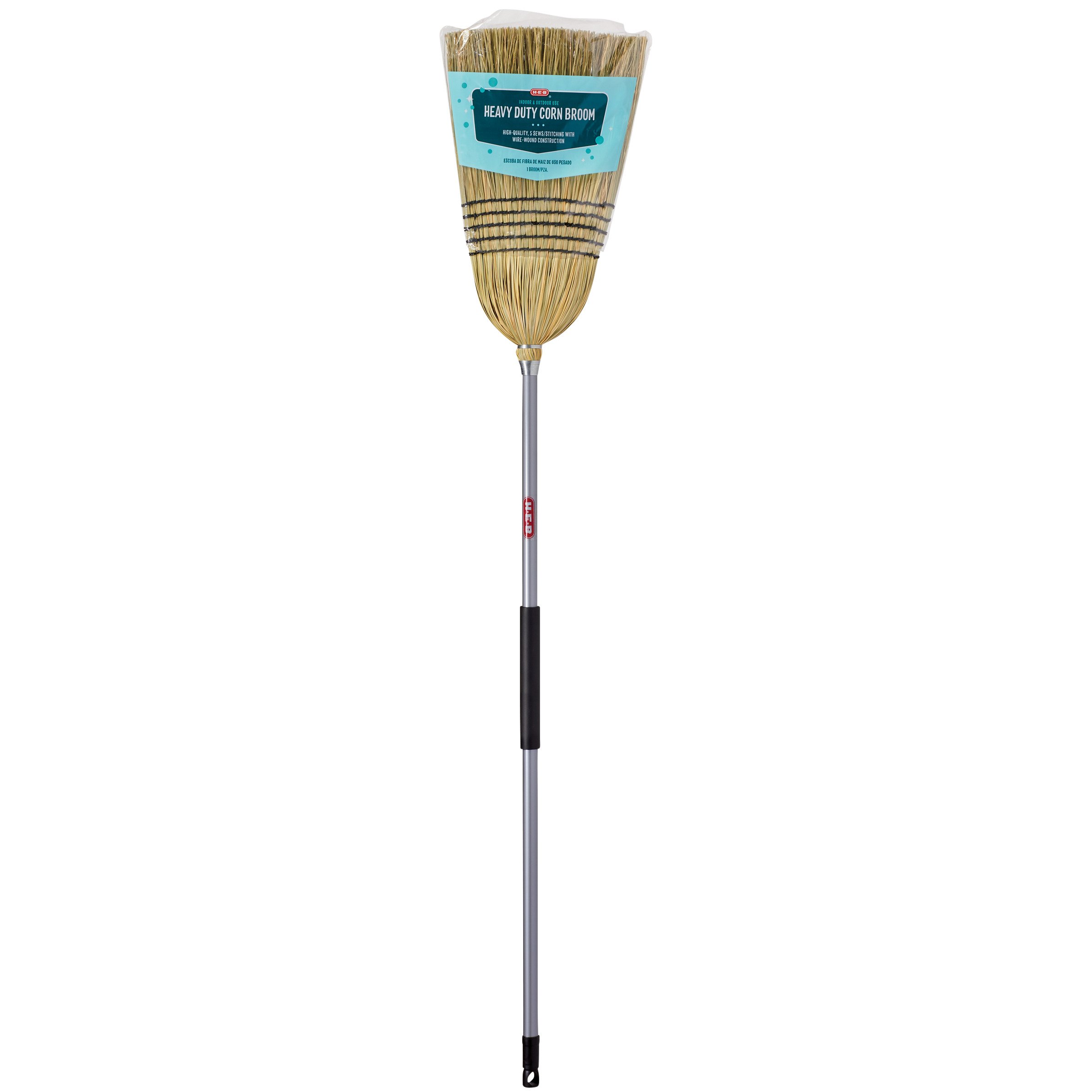HEB Heavy Duty Corn Broom Shop Brooms & dust mops at HEB
