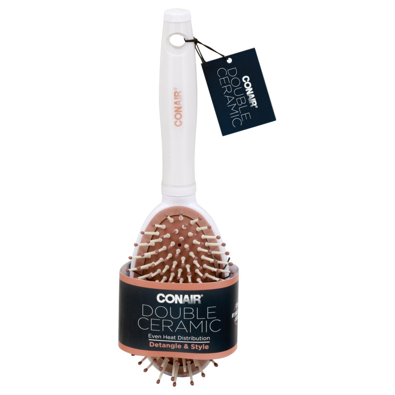 Conair Double Ceramic Cushion Brush Shop Brushes & combs at HEB