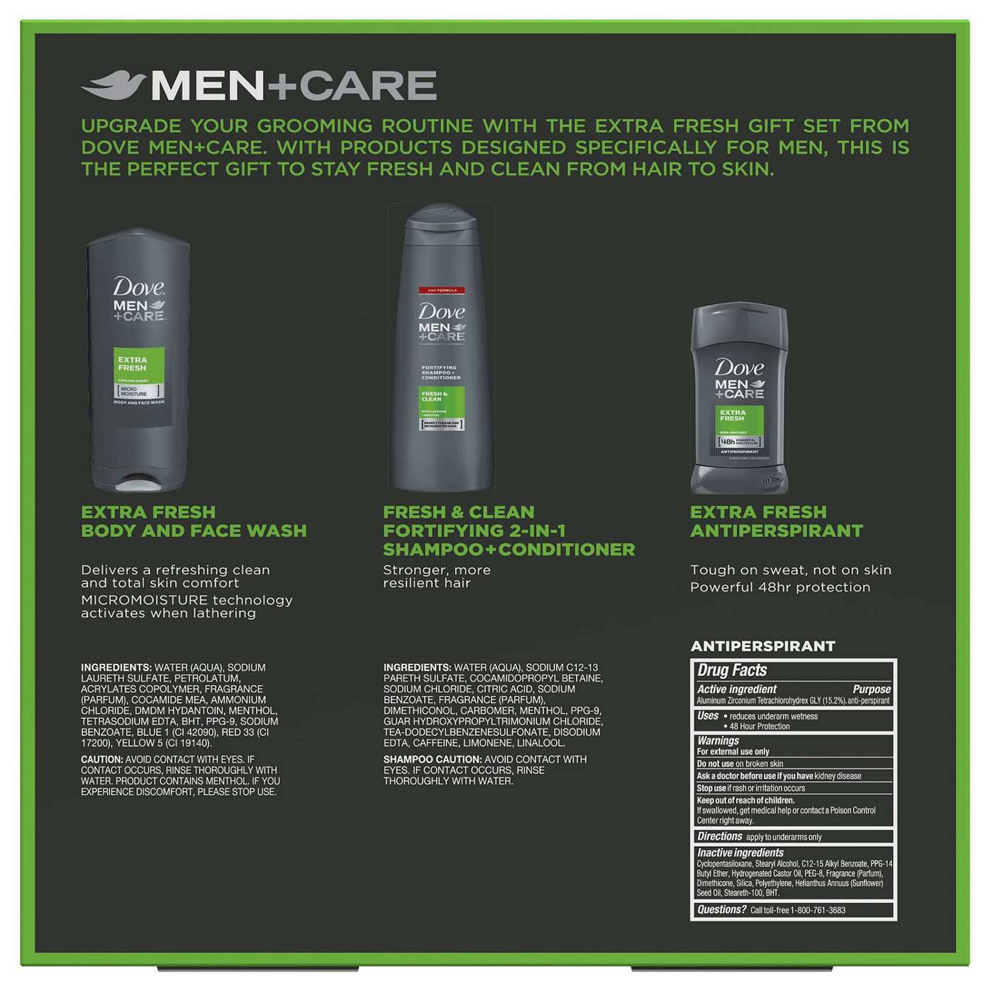 Dove Men+Care Extra Fresh Gift Set; image 4 of 4