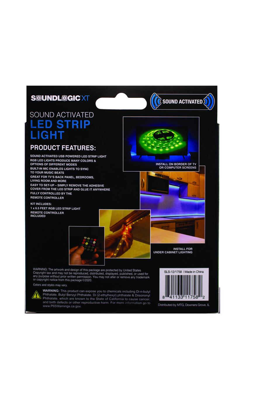 Sound Logic XT Sound Activated LED Light Strip Shop Lamps & lights at