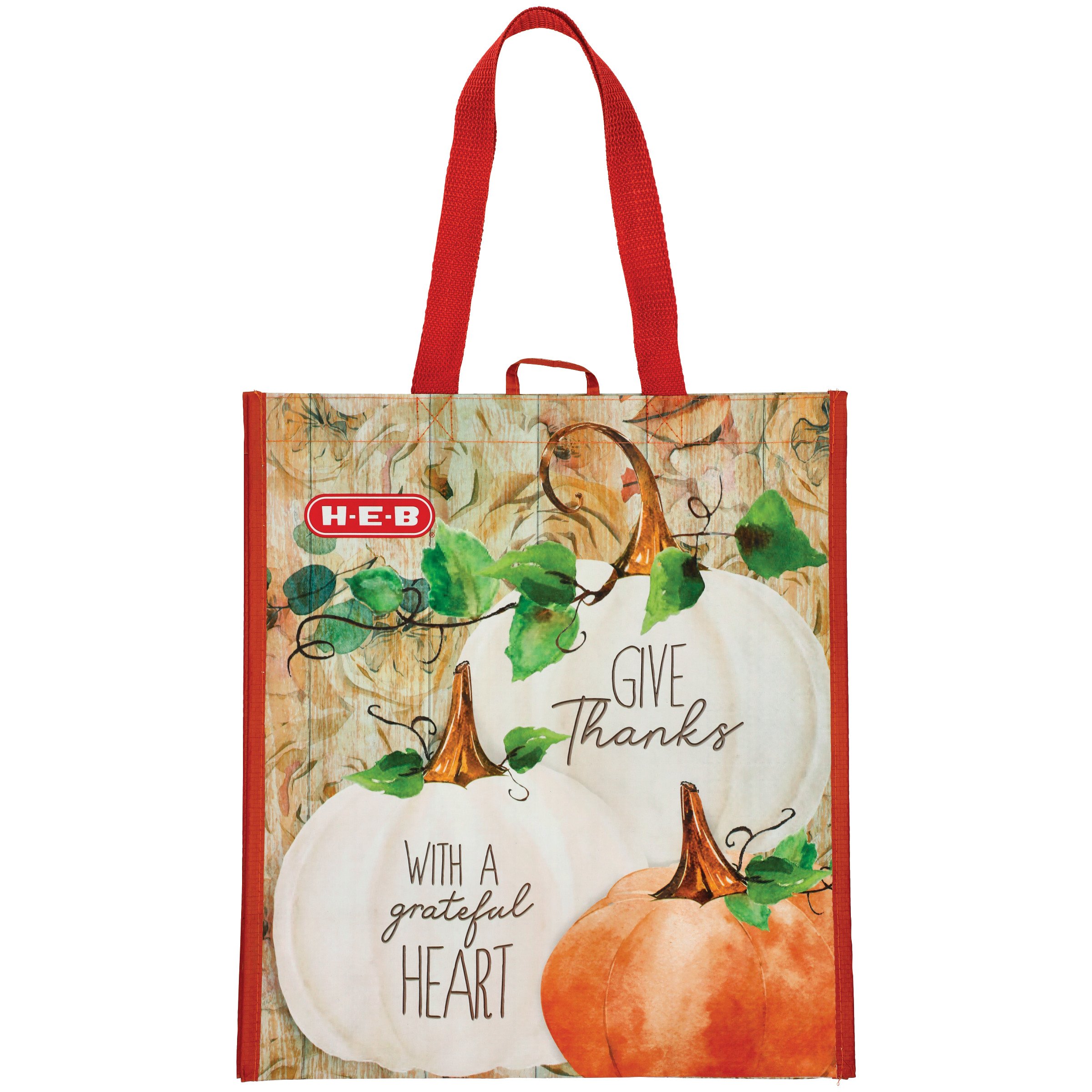 H-E-B Fall Give Thanks Reusable Shopping Bag - Shop Reusable Shopping ...