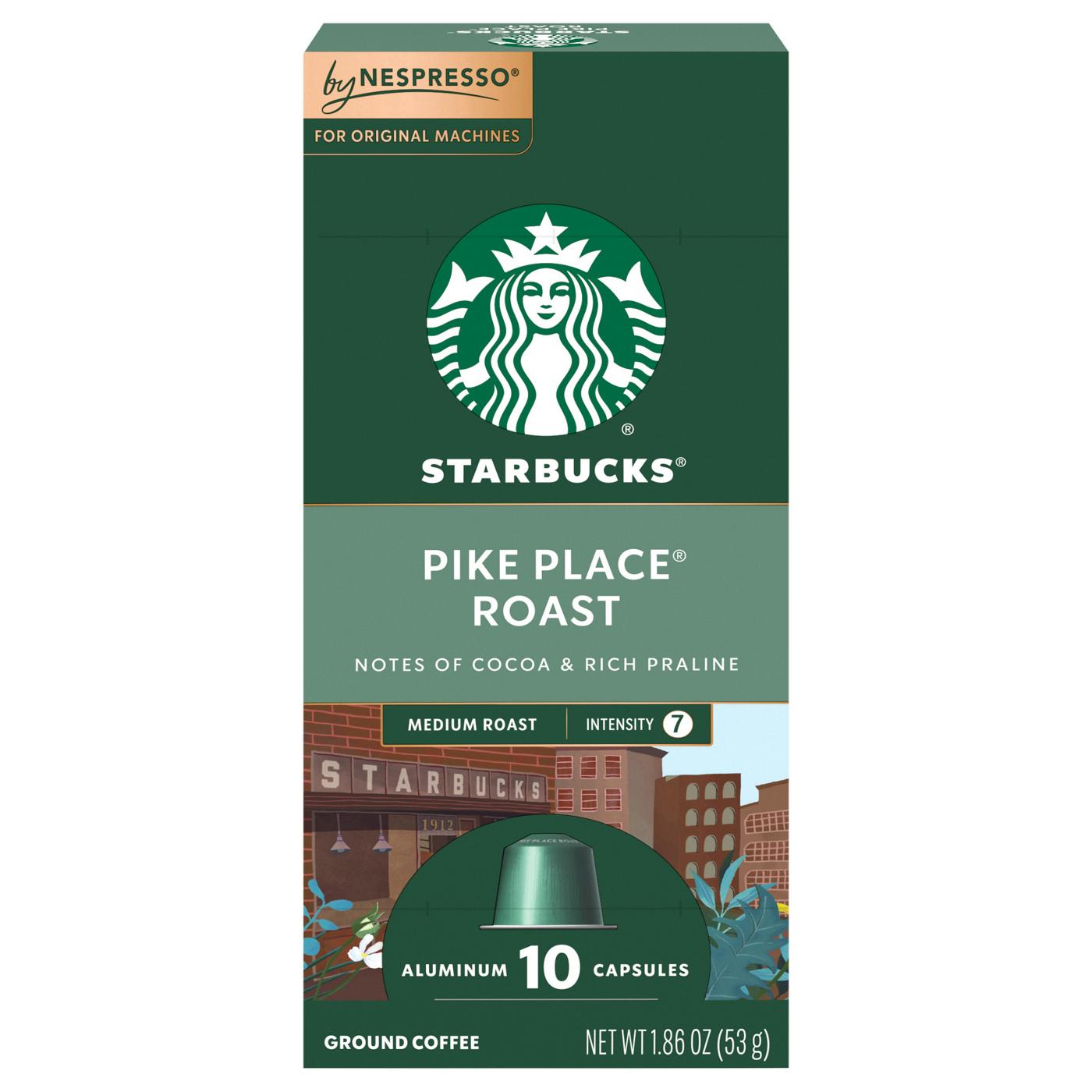 Starbucks Pike Place Roast Nespresso Capsules; image 1 of 4