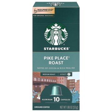 Starbucks Pike Place Roast Nespresso Capsules