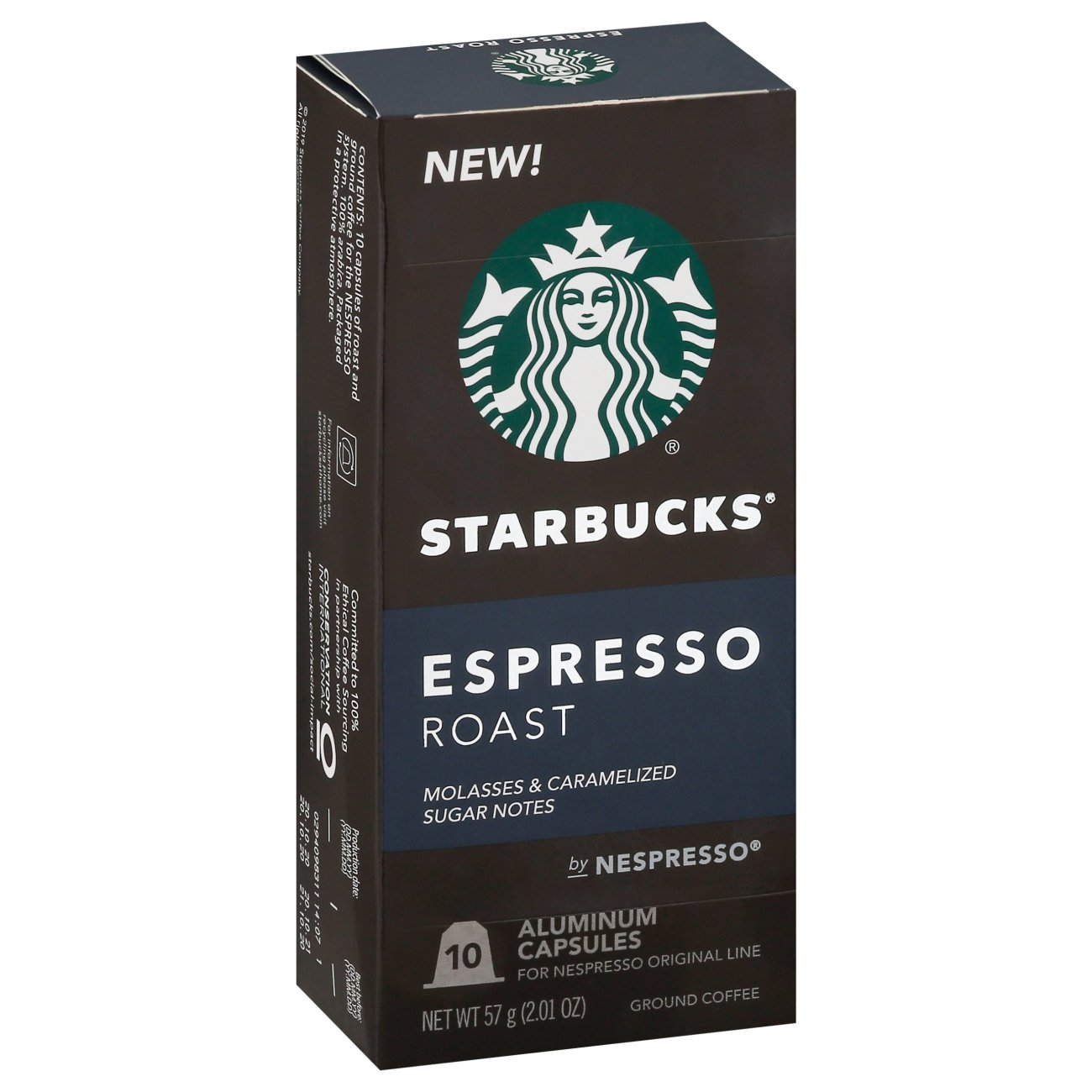 Starbucks By Nespresso vertuo line Pods Dark Roast Coffee Espresso