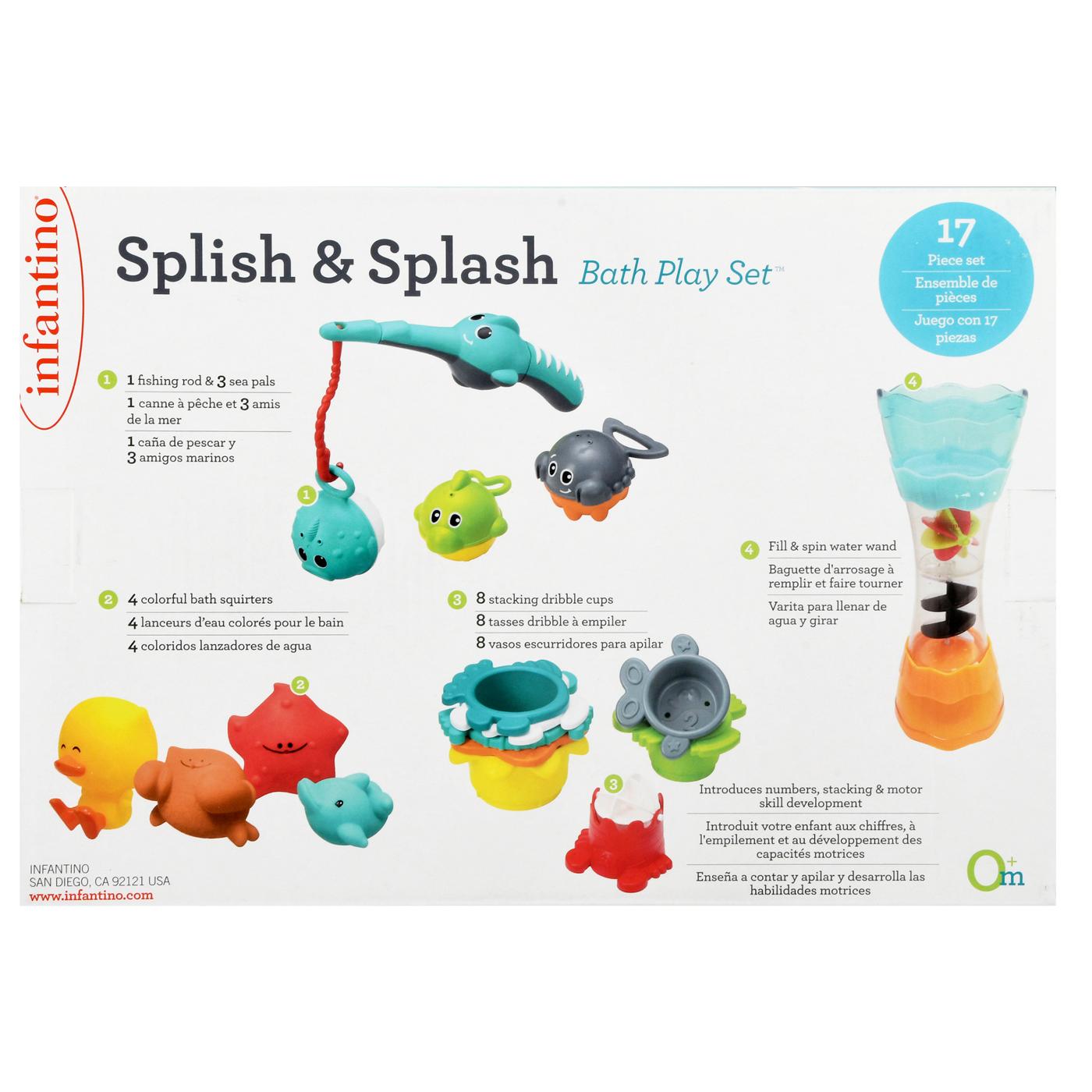 Infantino Splish & Splash Bath Play Set; image 2 of 2