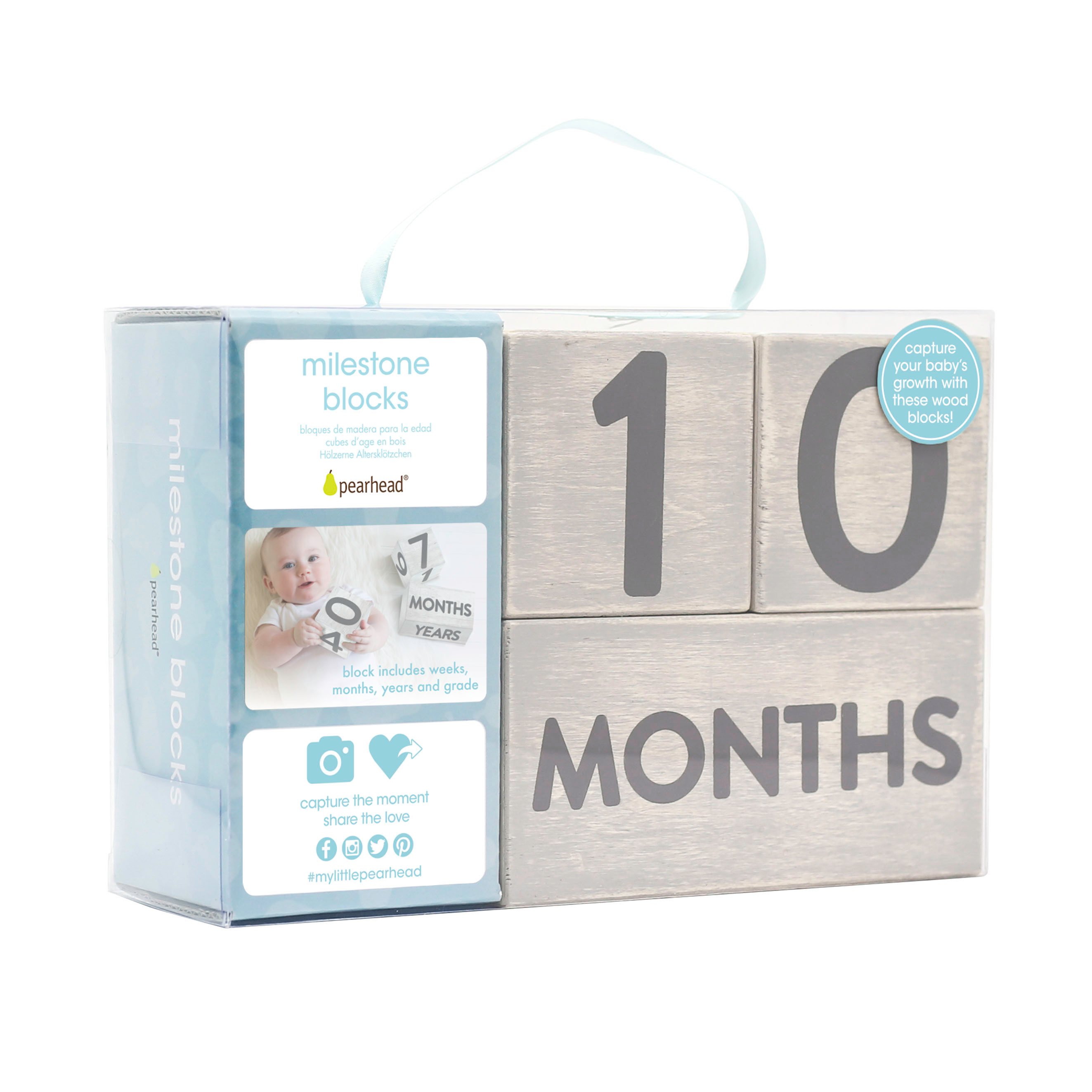 milestone wooden blocks