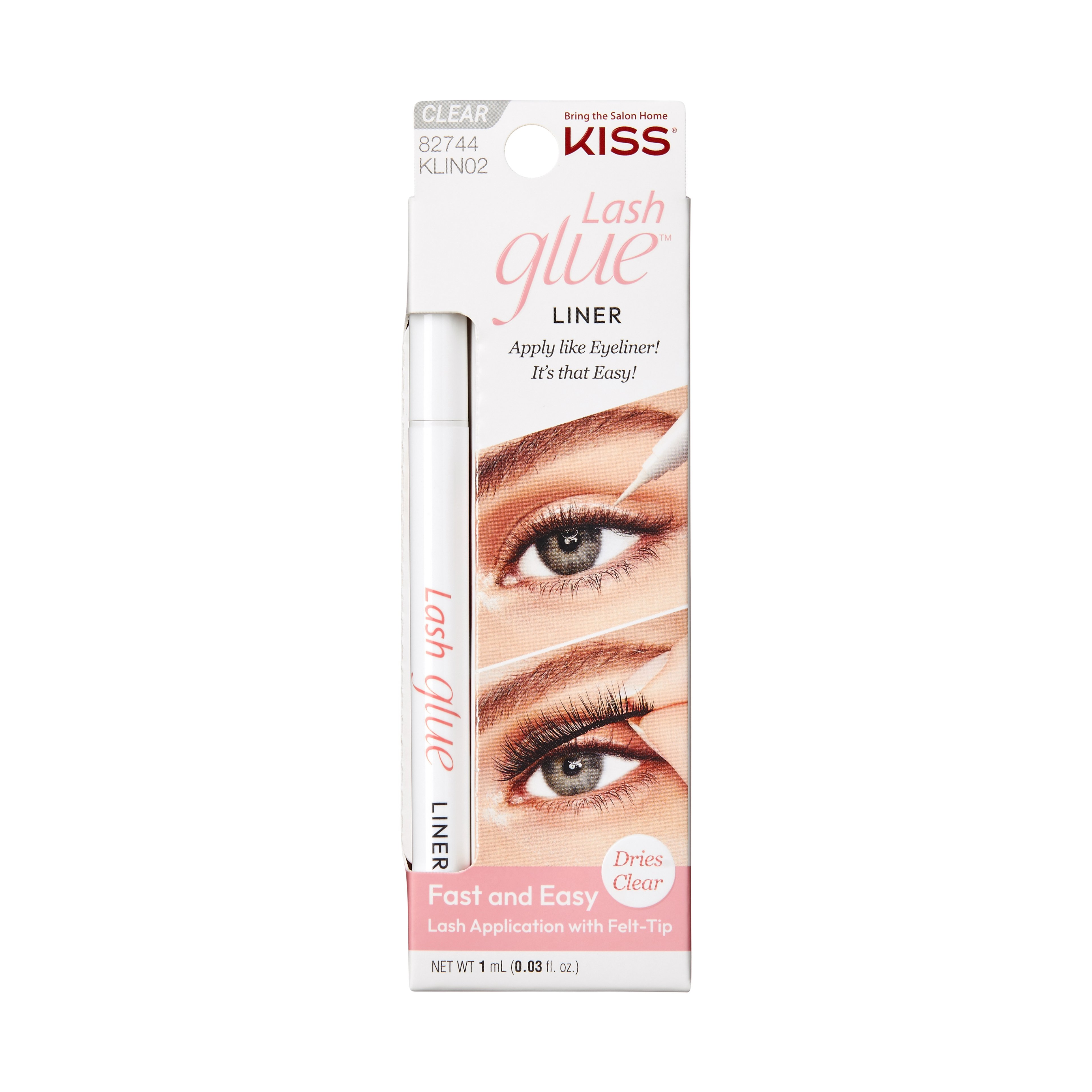 KISS Lash Glue Liner Clear Shop False Eyelashes at HEB