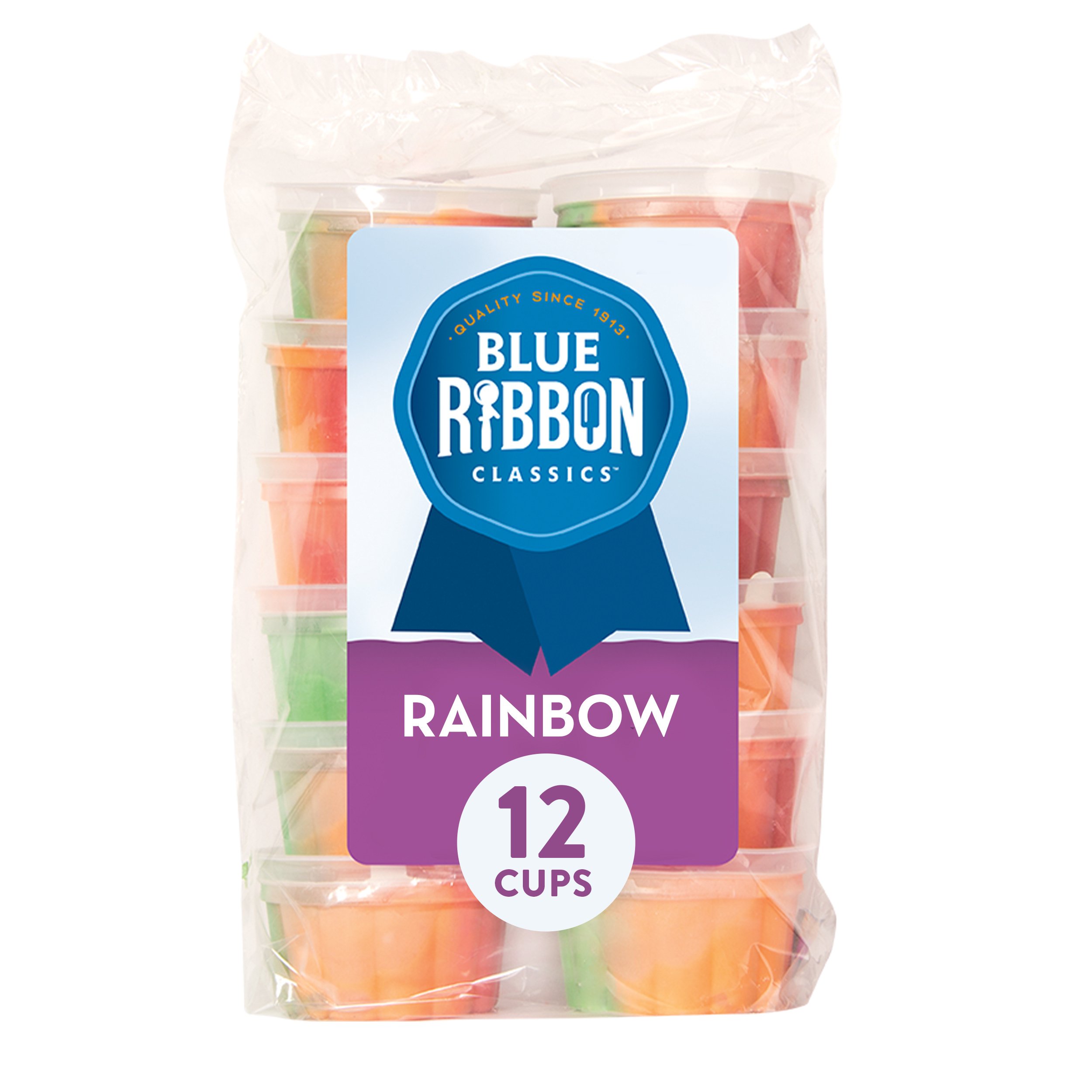 Blue Ribbon Classics Rainbow Sherbert Cups Shop Ice cream at HEB