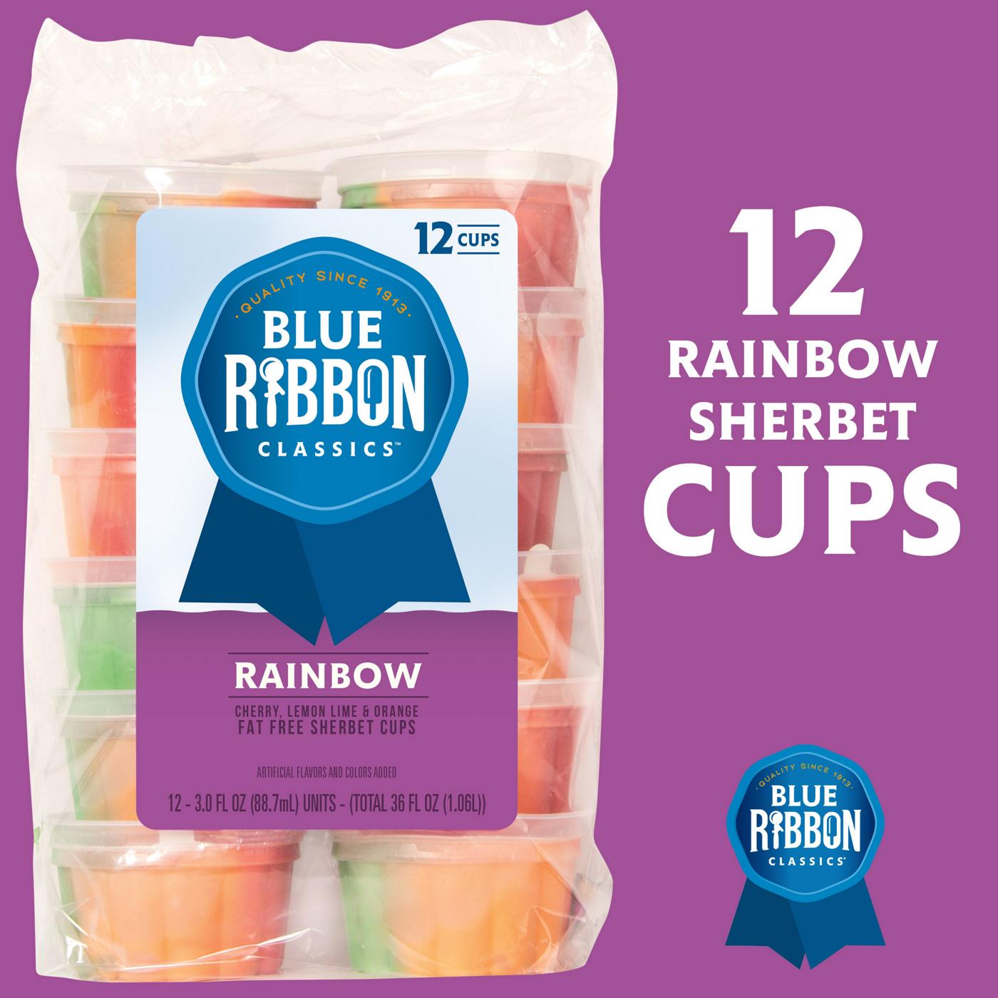 Blue Ribbon Classics Rainbow Sherbert Cups; image 2 of 2