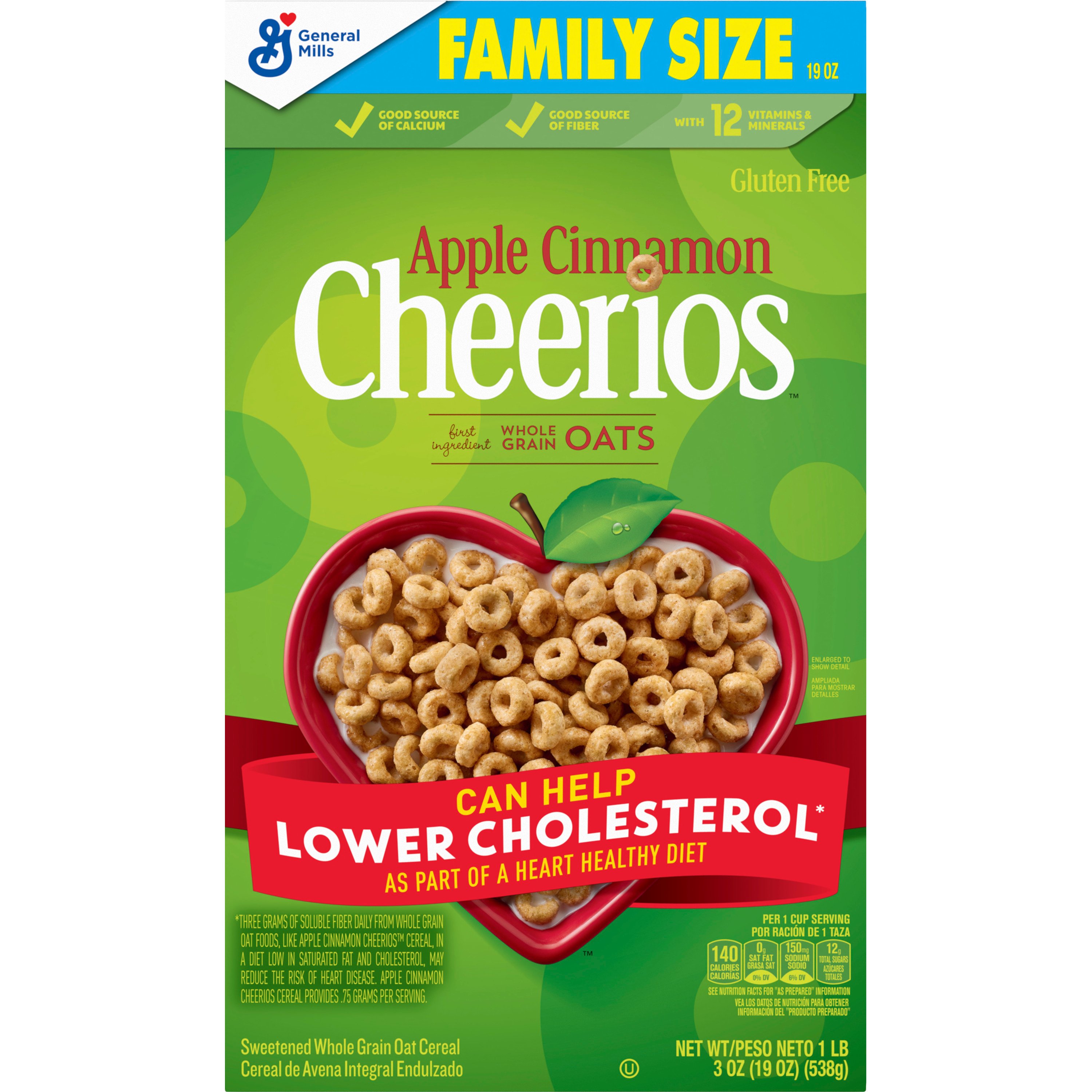 General Mills Apple Cinnamon Cheerios - Shop Cereal at H-E-B