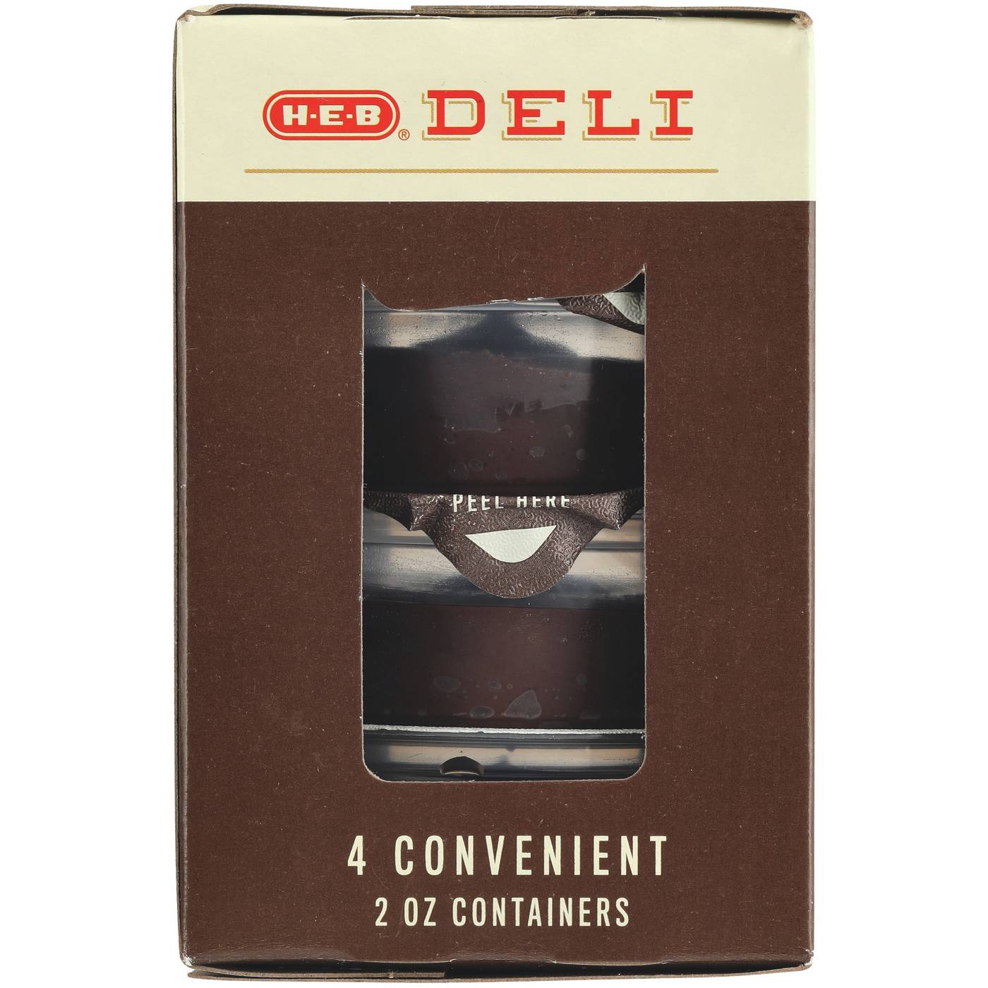 H-E-B Deli Snack Pack - Chocolate Dessert Hummus Spread; image 2 of 2