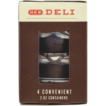 H-E-B Deli Snack Pack - Chocolate Dessert Hummus Spread, 4 ct