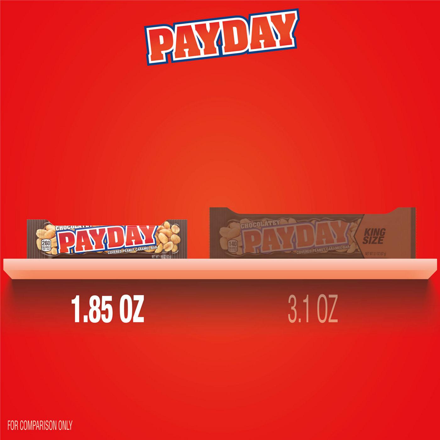 Payday Chocolatey Covered Peanut and Caramel Candy Bar; image 3 of 4