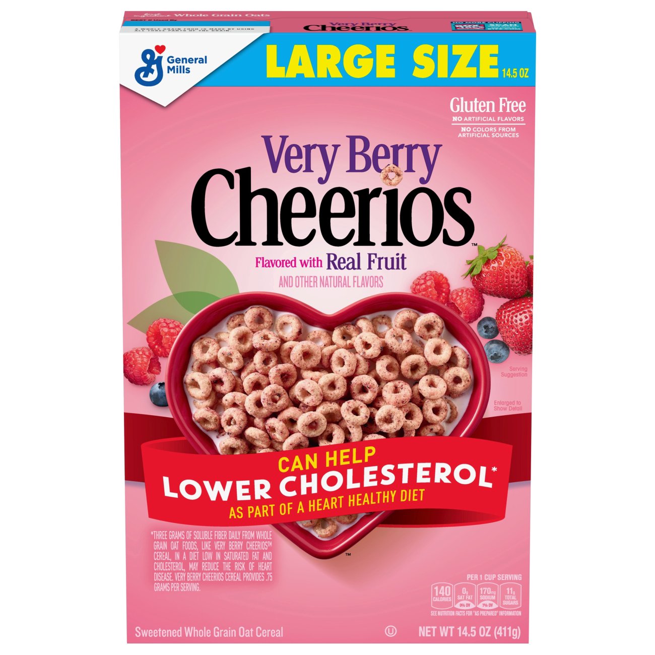 General Mills Very Berry Cheerios Shop Cereal at HEB