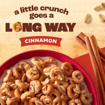General Mills Oat Crunch Cinnamon Cheerios Cereal - Family Size